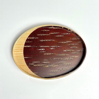 Kaba-zaiku x Odate Magewappa - Tray Heart-Shaped