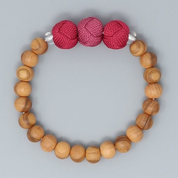 Women's Rosary Bracelet ICHIRIN with Olive Beads