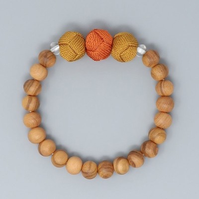 Women's Rosary Bracelet ICHIRIN with Olive Beads