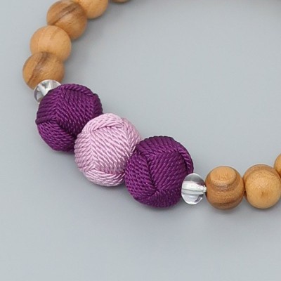 Braccialetto Rosario da donna ICHIRIN con perle di olivo