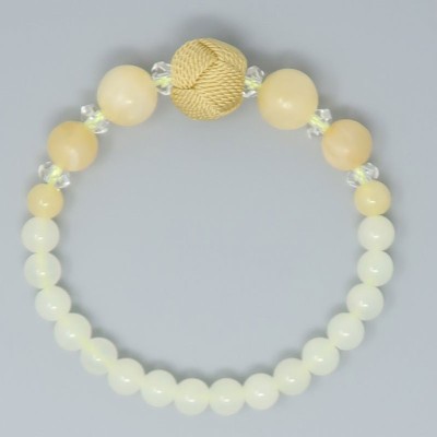 Women's Rosary Bracelet ICHIRIN with Yellow Onyx