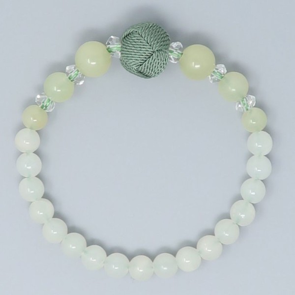 Braccialetto Rosario da donna ICHIRIN con Onice verde