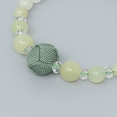 Braccialetto Rosario da donna ICHIRIN con Onice verde