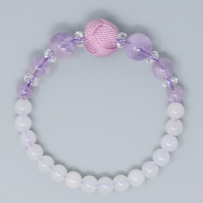 Braccialetto Rosario da donna ICHIRIN con Ametista chiara