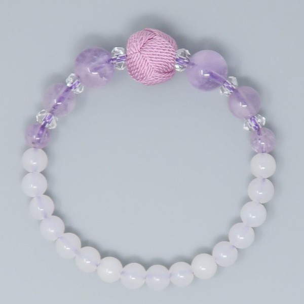 Braccialetto Rosario da donna ICHIRIN con Ametista chiara