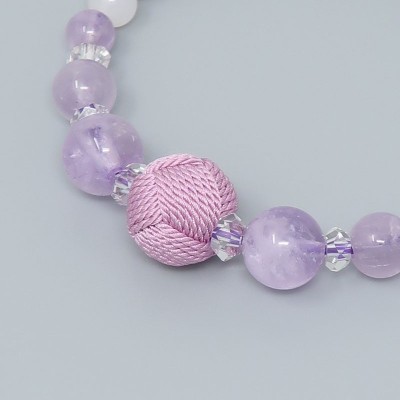 Braccialetto Rosario da donna ICHIRIN con Ametista chiara