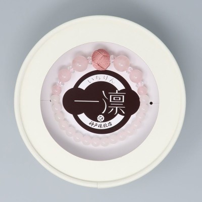 Women's Rosary Bracelet ICHIRIN with Rose quartz