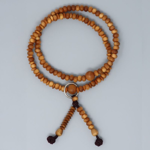 Bracciale rosario di legno di sandalo-Stile Jōdo-shū