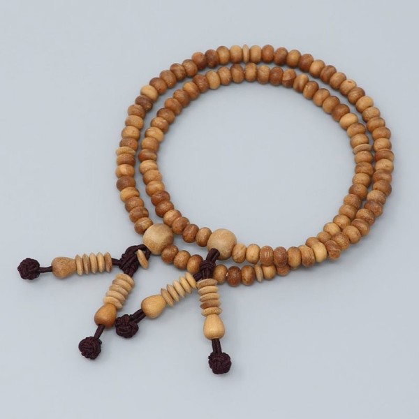 Bracciale rosario di legno di sandalo-Stile Shingon-shū