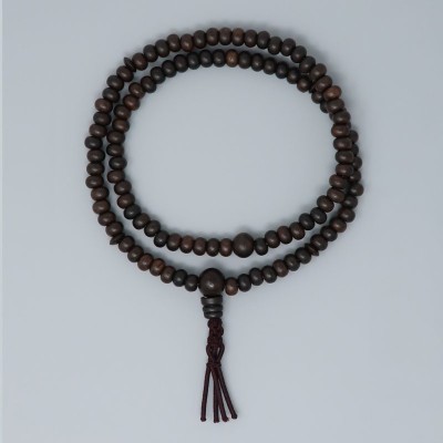 Bracciale rosario di Ebano-Stile Rinzai shu