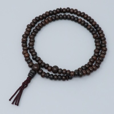 Ebony rosary bracelet - Rinzai shu style
