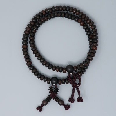 Bracciale rosario di Ebano-Stile Jodo shinshu