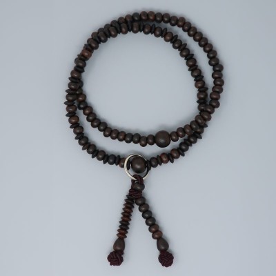 Ebony rosary bracelet - Jodo shinshu style