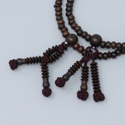 Ebony rosary bracelet -Nichiren style