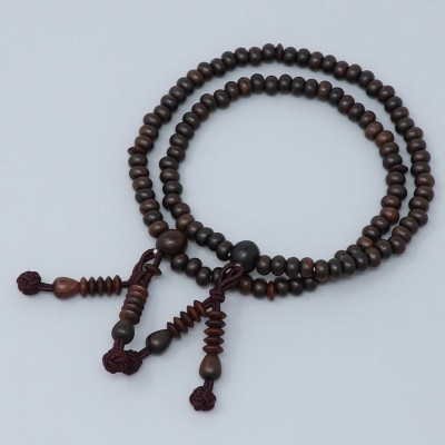 Ebony rosary bracelet -Shingon style