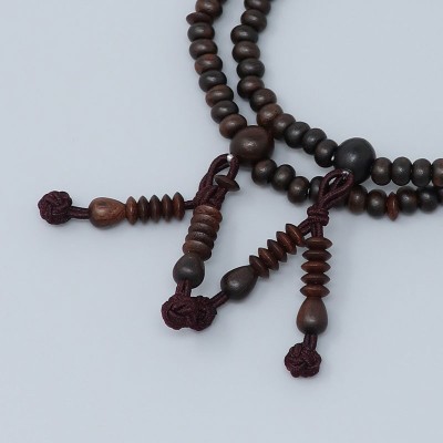 Ebony rosary bracelet -Shingon style