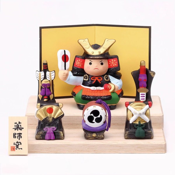 Bambino Samurai "Kinsai" (Set con base)
