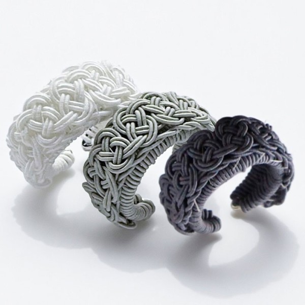 Mizuhiki Ear Cuff & Ring "AWAJI"