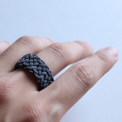 Mizuhiki Ear Cuff & Ring "AWAJI"