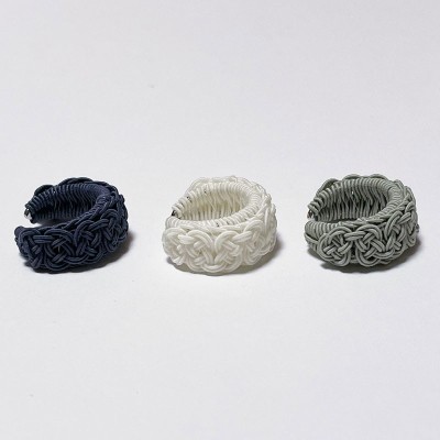 Mizuhiki Ear Cuff & Ring "AWAJI"
