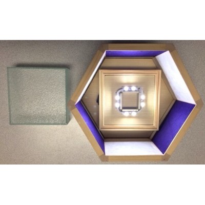 HIKARI BAKO Light box, hemp leaves, light purple