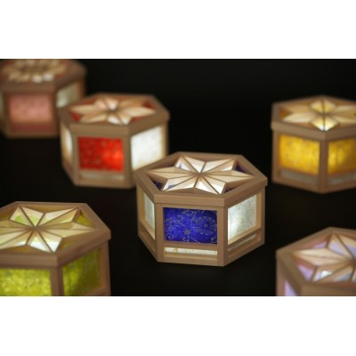 HIKARI BAKO Light box, hemp leaves, light purple