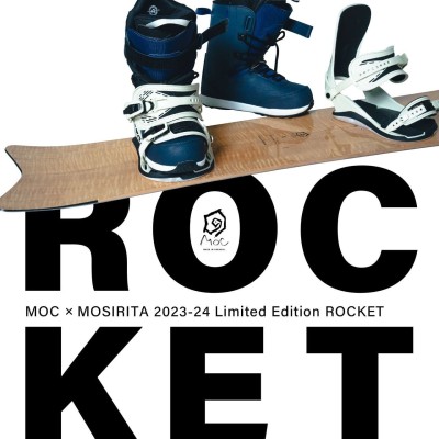 moc X MOSIRITA Snowboard ROCKET HOKKAIDO WOOD