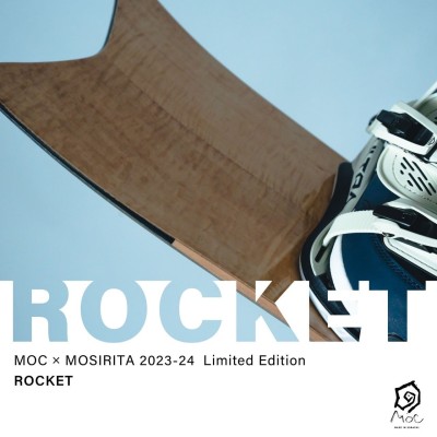 moc X MOSIRITA Snowboard ROCKET HOKKAIDO WOOD