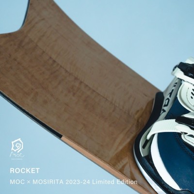 moc X MOSIRITA Snowboard ROCKET HOKKAIDO WOOD