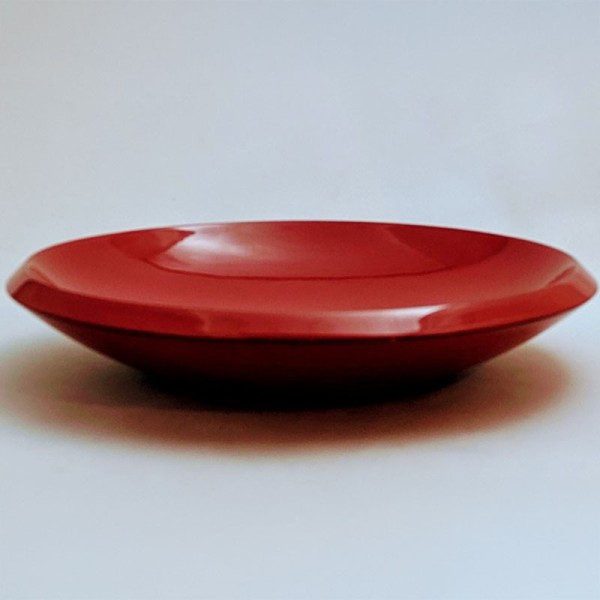 Wajima-nuri 8’ piatto 輪島塗８寸盛器 朱ロイロ