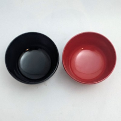 Wajima-nuri Ciotole per zuppa per coppie di sposi 沈金松