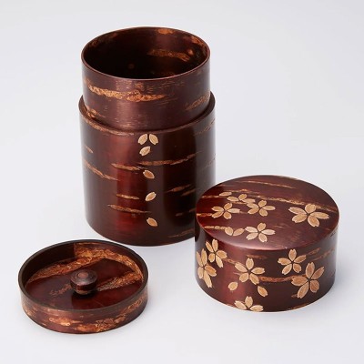Tea Caddy Sakura-S