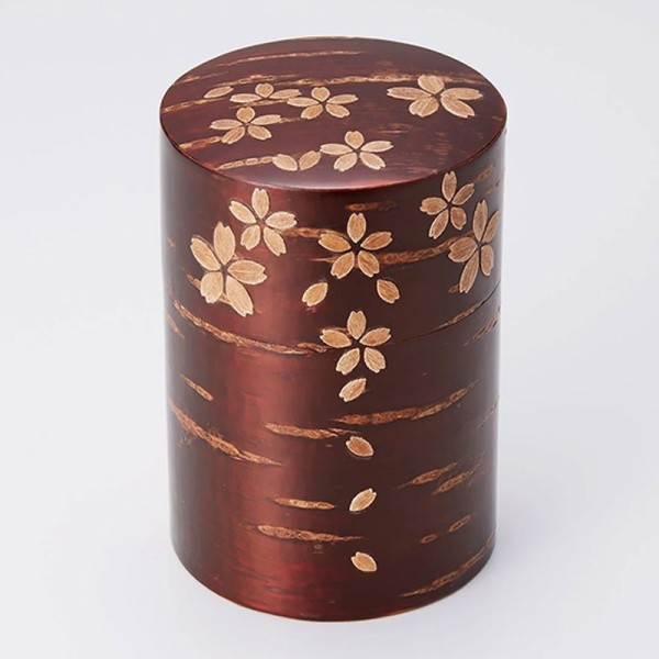 Tea Caddy Sakura-L