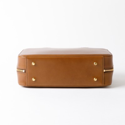 Hanakumiko handbag, Cammello e cioccolato
