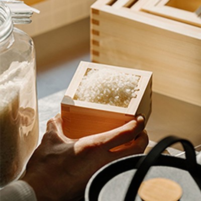 MUJIMASU 二合枡  Nigo masu set da 12