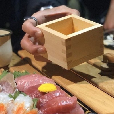 MUJIMASU 一升枡 Iissho masu set of 2